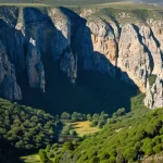 알라르차 협곡 여행 팁 - **Awe-Inspiring Canyon Vista with Soaring Vultures:**
    A breathtaking panoramic view of the majes...